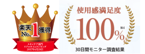 シズカゲル楽天No. 1満足度